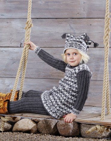 Patron tricot - Patron tunique, collants et bonnet tricots