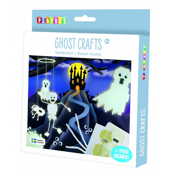 Kit de loisirs créatifs Perles tubulaires Fantômes lumineux Kit de loisirs créatifs Perles tubulaires Fantômes lumineux