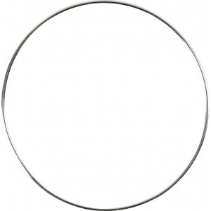 Bague en métal - argent - Ø7 cm - 10 pcs Bague en métal - argent - Ø7 cm - 10 pcs