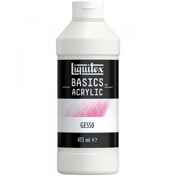 Mdium Acrylique - Additifs Liquitex Basics - Flacon 473 ml - Gesso