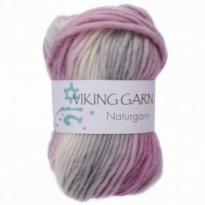 Fil Viking Fil naturel 50g - Multi rose/blanc/gris (677) Fil Viking Fil naturel 50g - Multi rose/blanc/gris (677)