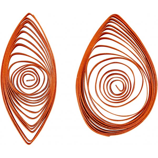 Bandes de quilling - bleu - vert - vert lime - turquoise - 100 pcs