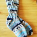 Image client Fil Viking Raggen 150g - Gris/bleu/beige (722)