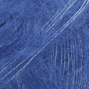 Fil DROPS Kid-Silk Uni Color - 25g - Bleu cobalt (21) Fil DROPS Kid-Silk Uni Color - 25g - Bleu cobalt (21)