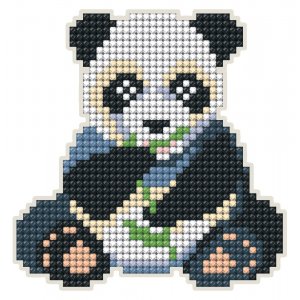 Aimant DiamondArt 10,2x10,4 cm - Panda Aimant DiamondArt 10,2x10,4 cm - Panda