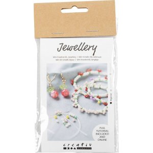 Mini DIY Kit Bijoux - Bracelet élastique et boucle d'oreille Mini DIY Kit Bijoux - Bracelet élastique et boucle d'oreille