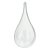 Goutte en plastique 110 mm - paquet de 20 - transparent séparable (PS) Goutte en plastique 110 mm - paquet de 20 - transparent séparable (PS)