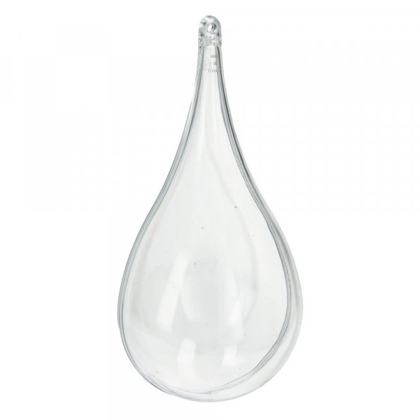 Goutte en plastique 110 mm - paquet de 20 - transparent sparable (PS)
