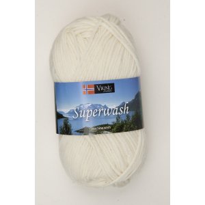 Fil Viking Superwash 50g - Blanc (101) Fil Viking Superwash 50g - Blanc (101)