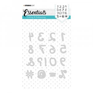 Pochoirs en métal Chiffres 22mm - 17 pièces Pochoirs en métal Chiffres 22mm - 17 pièces
