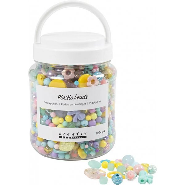 Perles classiques, couleurs mlanges, 700 ml