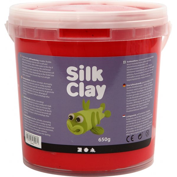 Silk Clay - rouge - 650 g