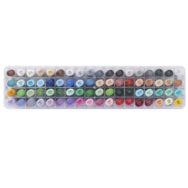 Coffret Copic Sketch - 72 stylos - Couleurs de base B Coffret Copic Sketch - 72 stylos - Couleurs de base B