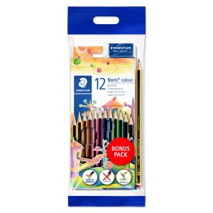 Crayons de couleur Noris - 12 crayons plus gomme Crayons de couleur Noris - 12 crayons plus gomme