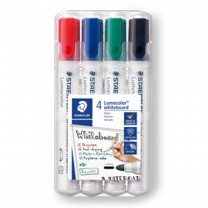 Stylo pour tableau blanc Lumocolor 2 mm - 4 Stylos Stylo pour tableau blanc Lumocolor 2 mm - 4 Stylos
