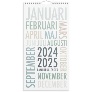 Calendrier familial 24/25 - TrendArt Calendrier familial 24/25 - TrendArt