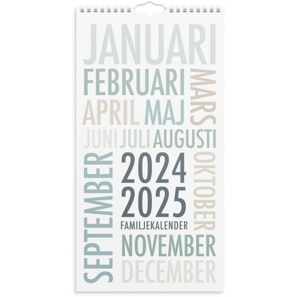 Calendrier familial 24/25 - TrendArt