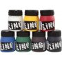 Peinture linoléum - couleurs mélangées - 7 x 250 ml