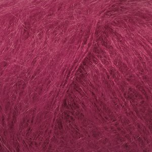 Fil DROPS Kid-Silk Uni Color - 25g - Rose foncé (17) Fil DROPS Kid-Silk Uni Color - 25g - Rose foncé (17)