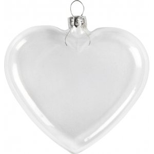 Coeur en verre - 6 pcs Coeur en verre - 6 pcs