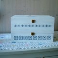 Image client Coffret en bois 35,5 x 22 x 10,5 cm - pin non traité