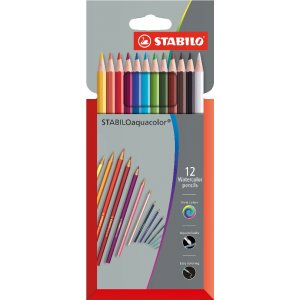 Crayons aquarelle Aquacolor - paquet de 12 Crayons aquarelle Aquacolor - paquet de 12