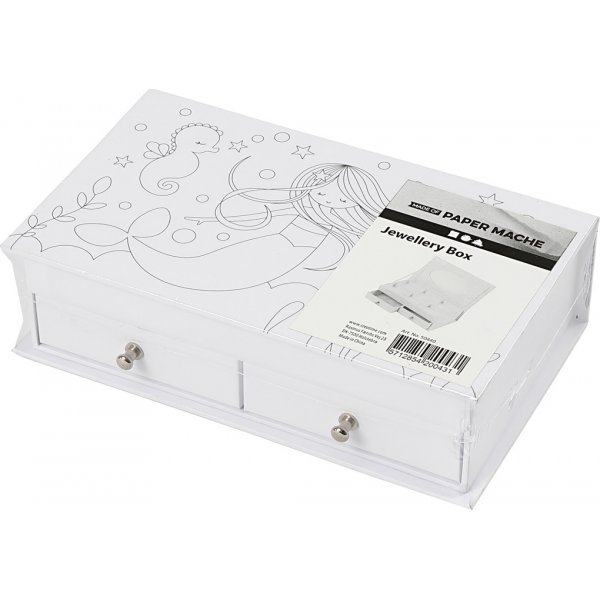 Bote  bijoux - blanc