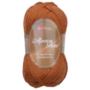 Fil Viking Alpaca Fine 50g - Marron (653) Fil Viking Alpaca Fine 50g - Marron (653)
