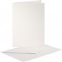 Cartes en nacre - crme - 10 sets