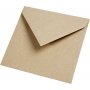 Enveloppe recycle - naturel - 16 x 16 cm - 50 pcs