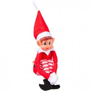 Lutin sur étagère - 30 cm - Rouge - Lutin Lutin sur étagère - 30 cm - Rouge - Lutin