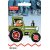 Marque de tissu Tracteur vert Marque de tissu Tracteur vert