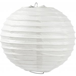 Lampe en papier - Blanc - Ronde - Ø35 cm Lampe en papier - Blanc - Ronde - Ø35 cm