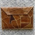 Image client Morceaux de cuir 1 kg - Marron