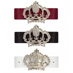 Ceinture pour femme en cuir de veau verni