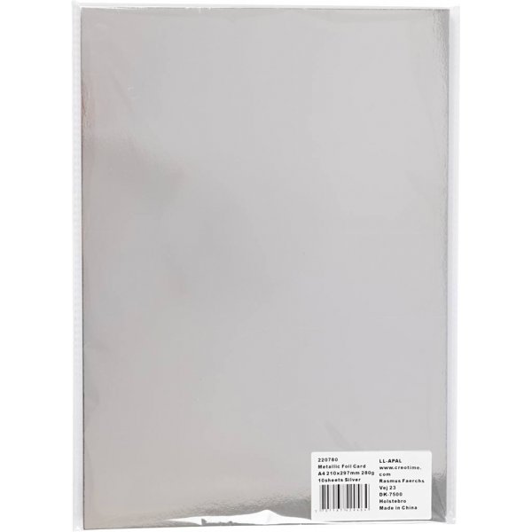 Boîte en métal - argent - A4 - 10 feuilles Boîte en métal - argent - A4 - 10 feuilles