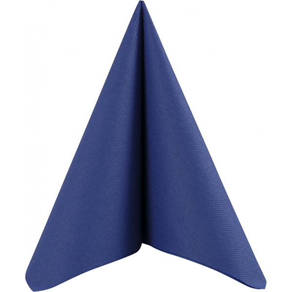Serviettes - bleu fonc - 20 pcs