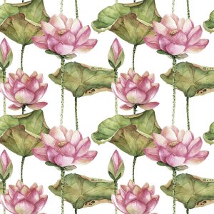 Tissu ciré textile Celina rose/lin Tissu ciré textile Celina rose/lin