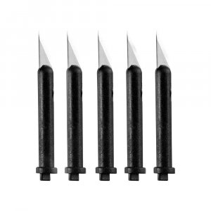 Lame de couteau pour scalpel noir - 5 pcs Lame de couteau pour scalpel noir - 5 pcs