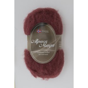 Fil Viking Alpaga Maya 50g - Rouge rouille (750) Fil Viking Alpaga Maya 50g - Rouge rouille (750)