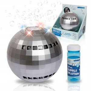 Machine � bulles de savon disco LED avec liquide 50 ml - Alldoro