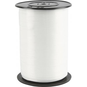 Cordon cadeau - blanc - brillant - 250 m Cordon cadeau - blanc - brillant - 250 m