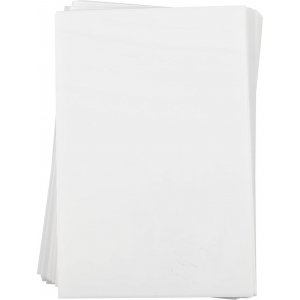 Feuille plastique rétractable - Blanc mat - 100 feuilles Feuille plastique rétractable - Blanc mat - 100 feuilles