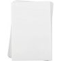 Feuille plastique rtractable - Blanc mat - 100 feuilles