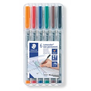 OH Pens Non permanent 0,6 mm - 6 stylos OH Pens Non permanent 0,6 mm - 6 stylos