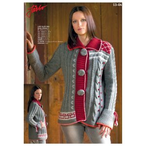 Patron tricot - Cardigan avec pièces opposées devant Patron tricot - Cardigan avec pièces opposées devant