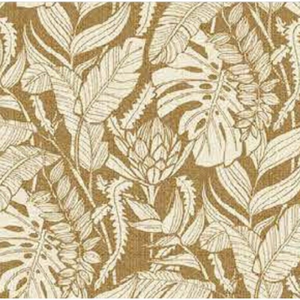 Toile cire lgance vert feuille