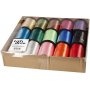 Cordon cadeau - couleurs mlanges - brillant - 15 x 250 m