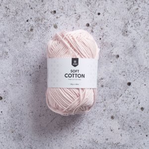 Coton doux 50g - Rose pastel Coton doux 50g - Rose pastel