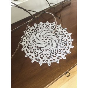 Patron au crochet - Tissu au crochet (D 29 cm) Patron au crochet - Tissu au crochet (D 29 cm)